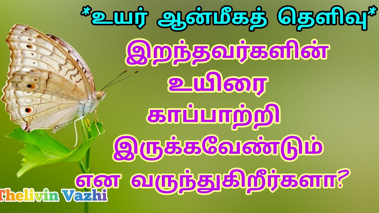 இறந்தவர்களின் உயிரை காப்பாற்றி இருக்கவேண்டும் என வருந்துகிறீர்களா?