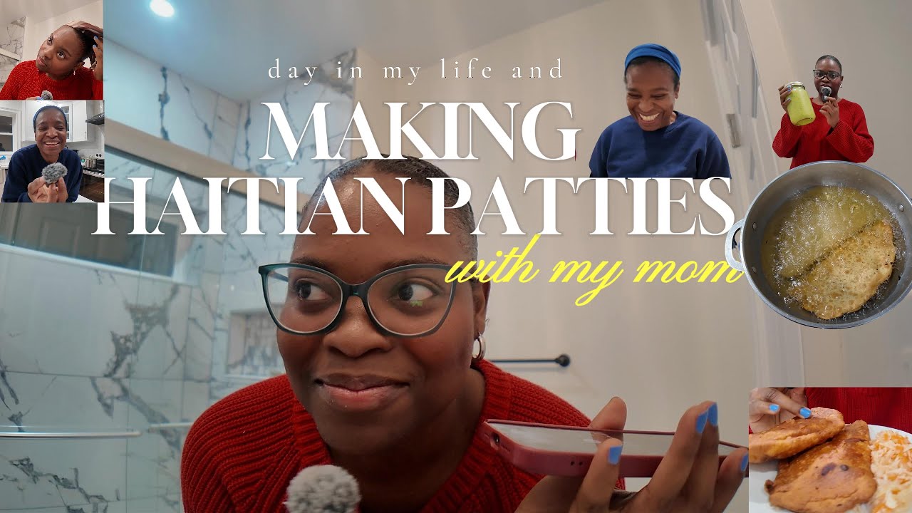 Day in my life | Making Haitian Patties, Creating Content, Pre Snow Storm