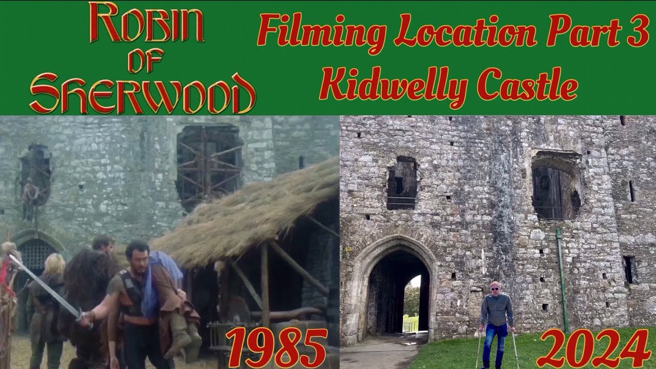 Robin of Sherwood - Filming Location Part 3 - Kidwelly Castle - Then and Now