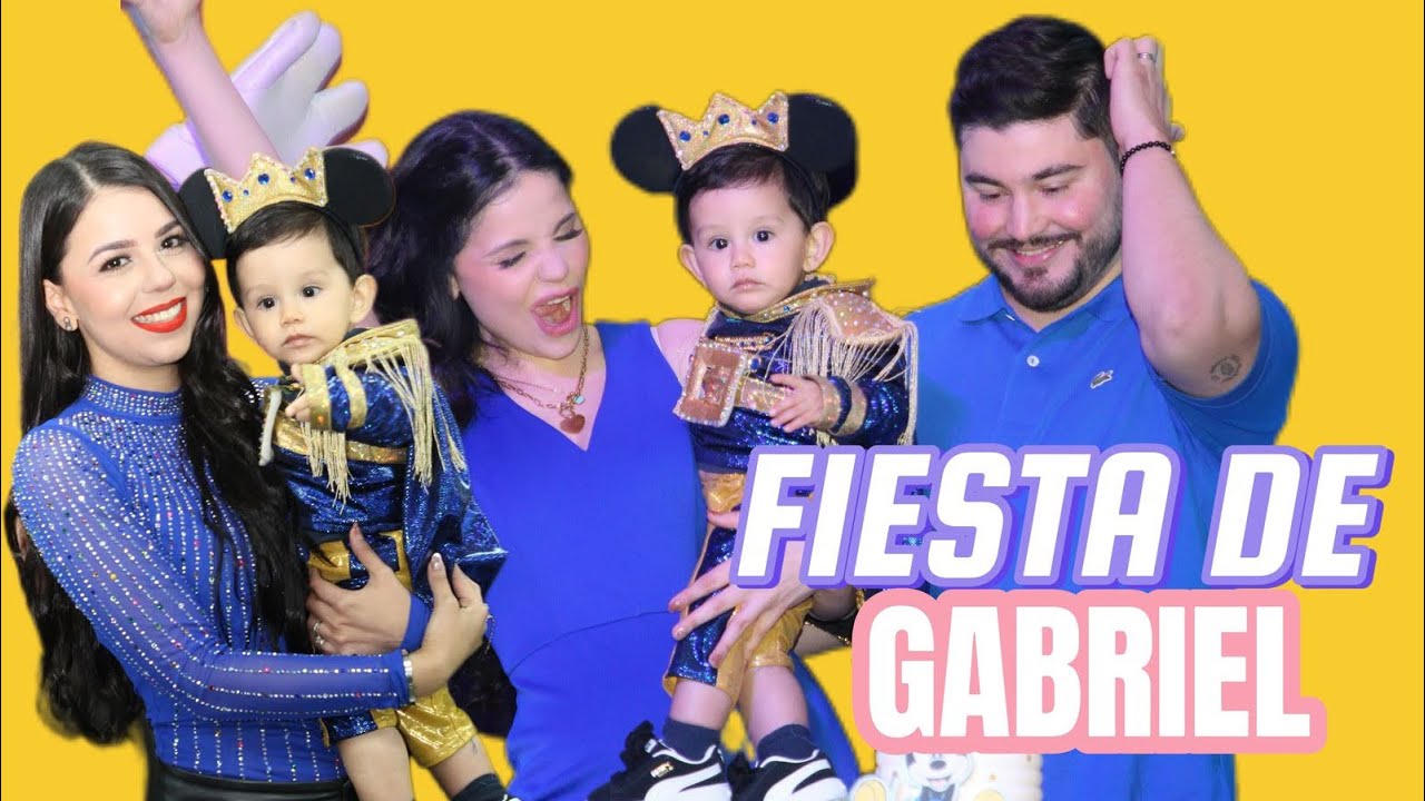 La primer FIESTA de CUMPLEAÑOS de mi hijo Gabriel🎂