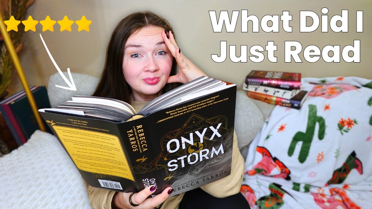 Onyx Storm reading vlog { My full Reaction to the most anticipated book of the year