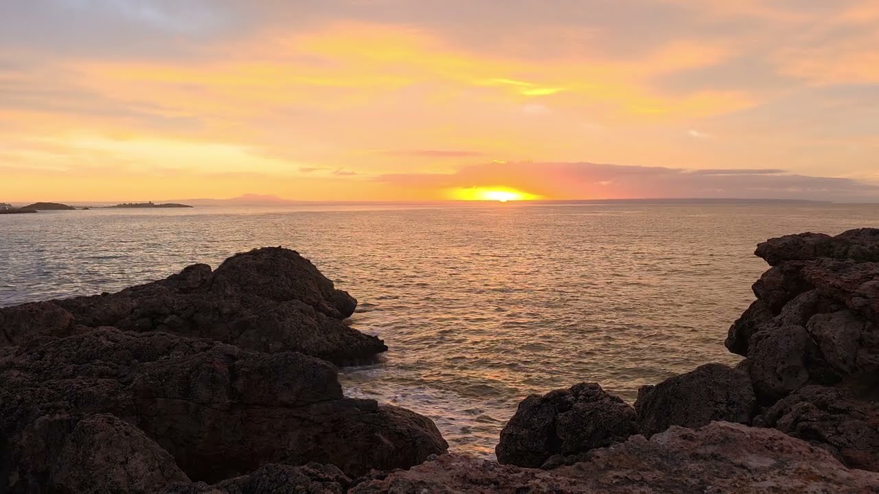 Fiery Winter Sunrise Over the Mediterranean Sea |RevealHorizons.visuals