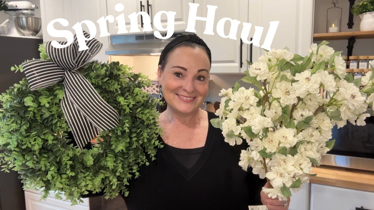 SPRING DECOR HAUL 2026/SPRING DECORATING IDEAS/SPRING DECOR HAUL HOMEGOODS MARSHALLS THRIFT AND MORE