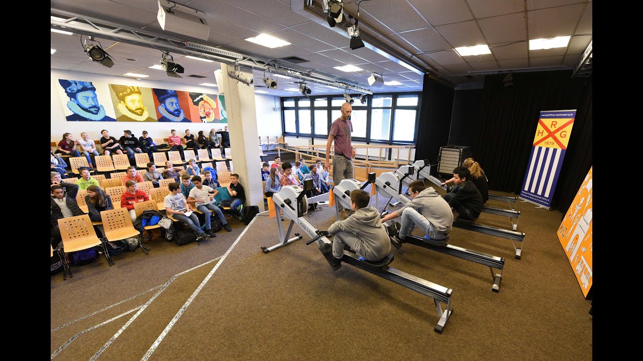 DRJ sucht schnellste Ergometerklasse 2016: Hohe Landesschule Hanau