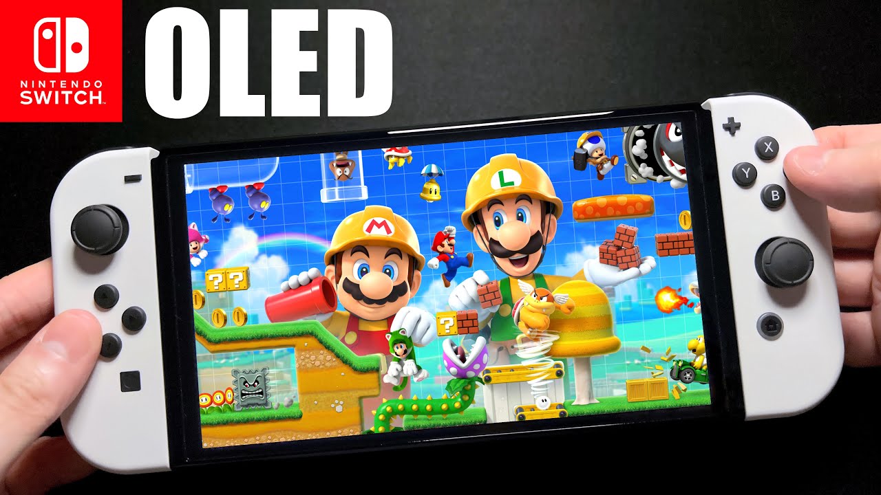 SUPER MARIO MAKER 2 on Nintendo Switch OLED Gameplay