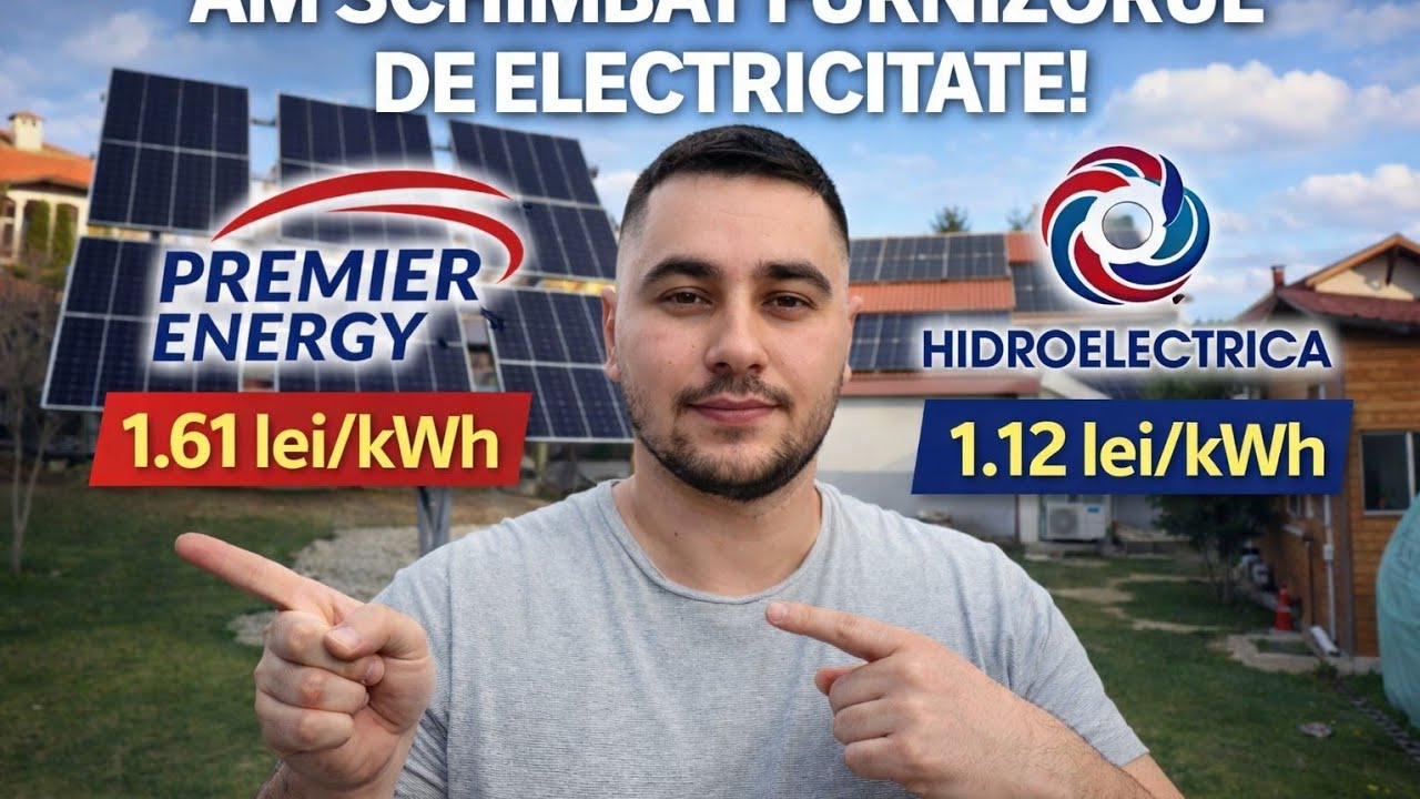 Am schimbat furnizorul de electricitate !
