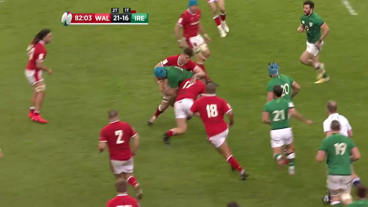 Red Card Drama! | Re-watch | WAL v IRE | 2021 | Highlights