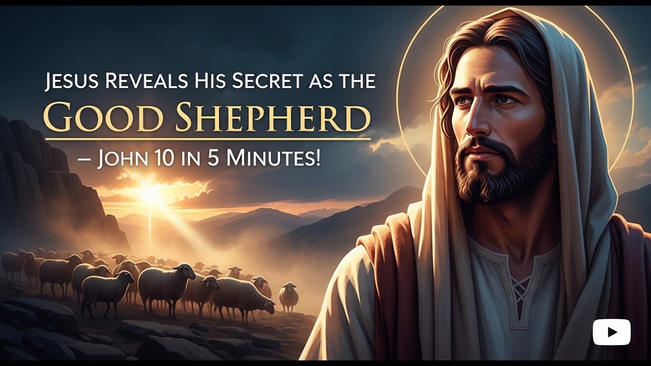 Jesus Reveals His Secret as the Good Shepherd – John 10 in 5 Minutes!