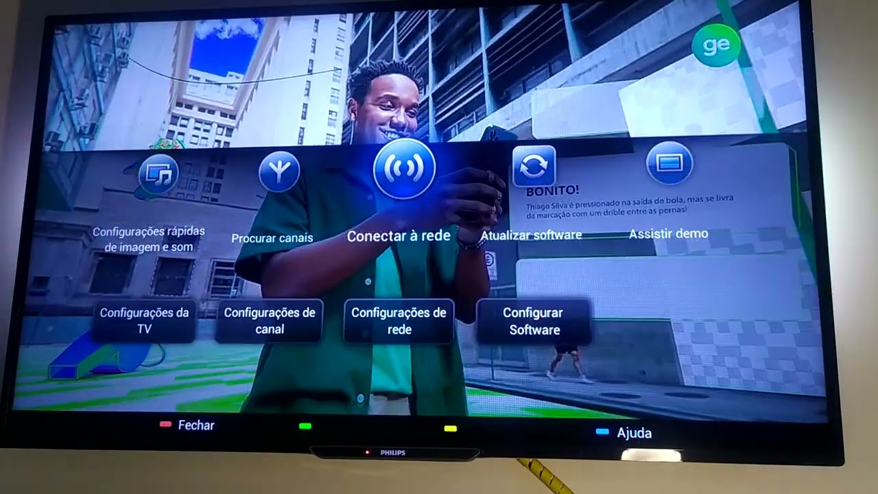tv Philips n&atilde;o conecta na internet :(padr&atilde;o de f&aacute;brica)+ hist&oacute;rico da internet