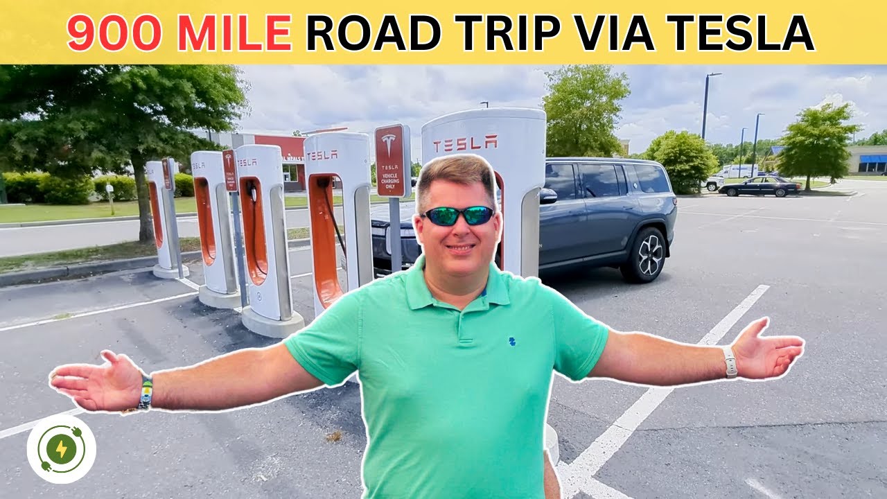 EV Road Trip Charging - Rivian R1S | 900 Miles via Tesla SuperChargers