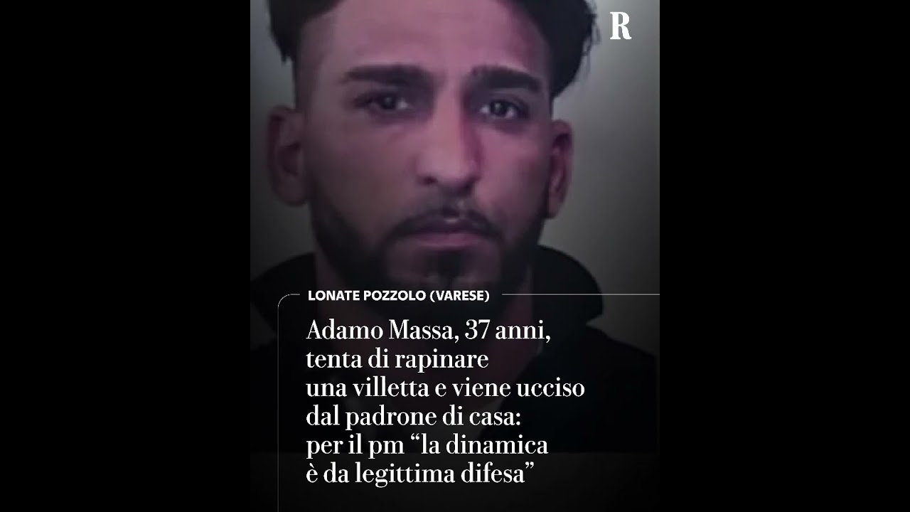 Ladro ucciso da Jonathan Rivolta durante la rapina in casa sua a Lonate, il pm: &ldquo;&Egrave; legittima difesa&rdquo;