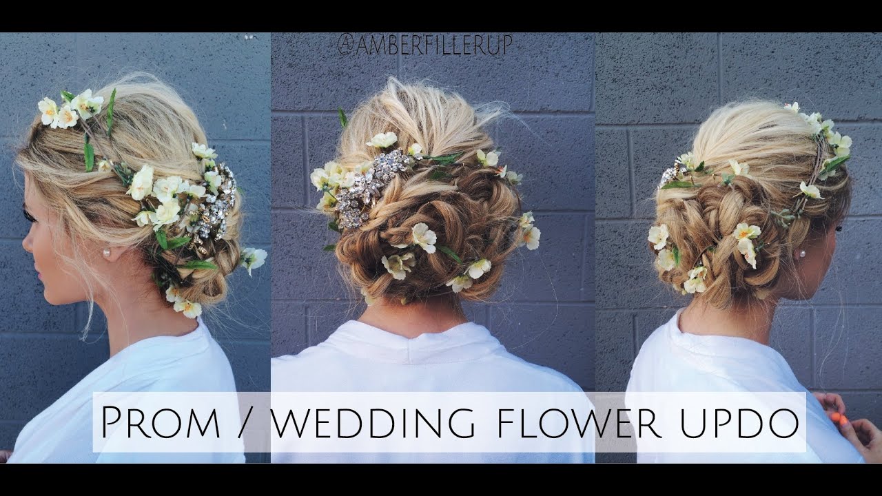 TUTORIAL | Prom/Wedding Braided Flower Up-do Inspired by Dolce & Gabbana Runway