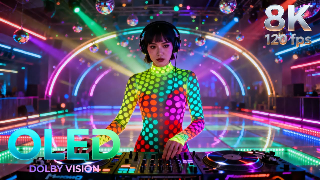 Neon UV DJ Energy Explosion | 16K HDR 240fps Dolby Vision