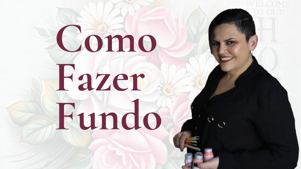Como Fazer Fundo - Pintura em Tecidos