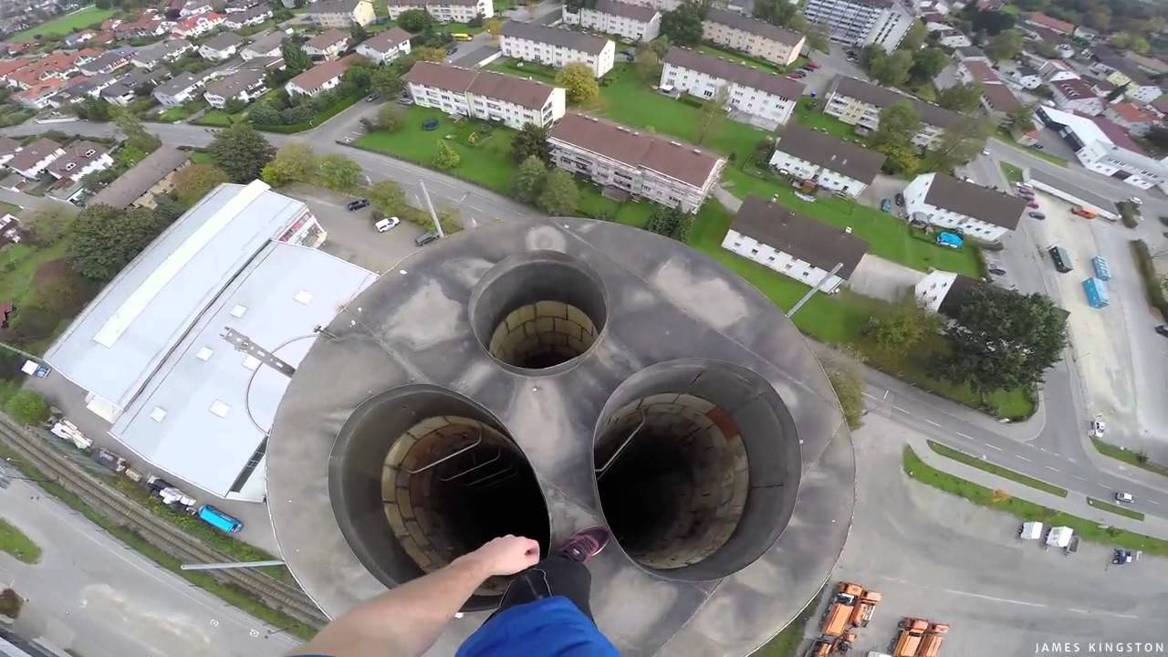 Chimney climb in Marktoberdorf, Germany | James Kingston: POV Adventures | 4K