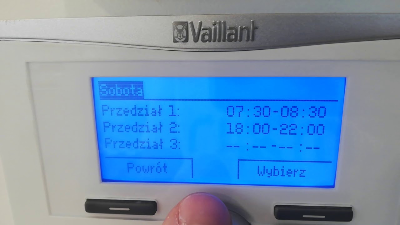 vaillant vc 146/5-5 Menu colormatic.