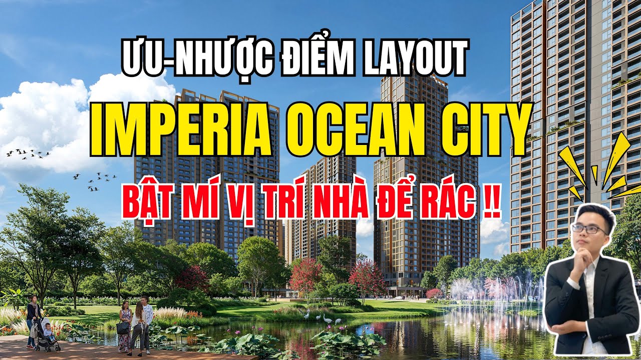 Imperia Ocean City | Phân tích layout The Parkland: Ưu – nhược điểm & vị trí phòng rác từng tòa
