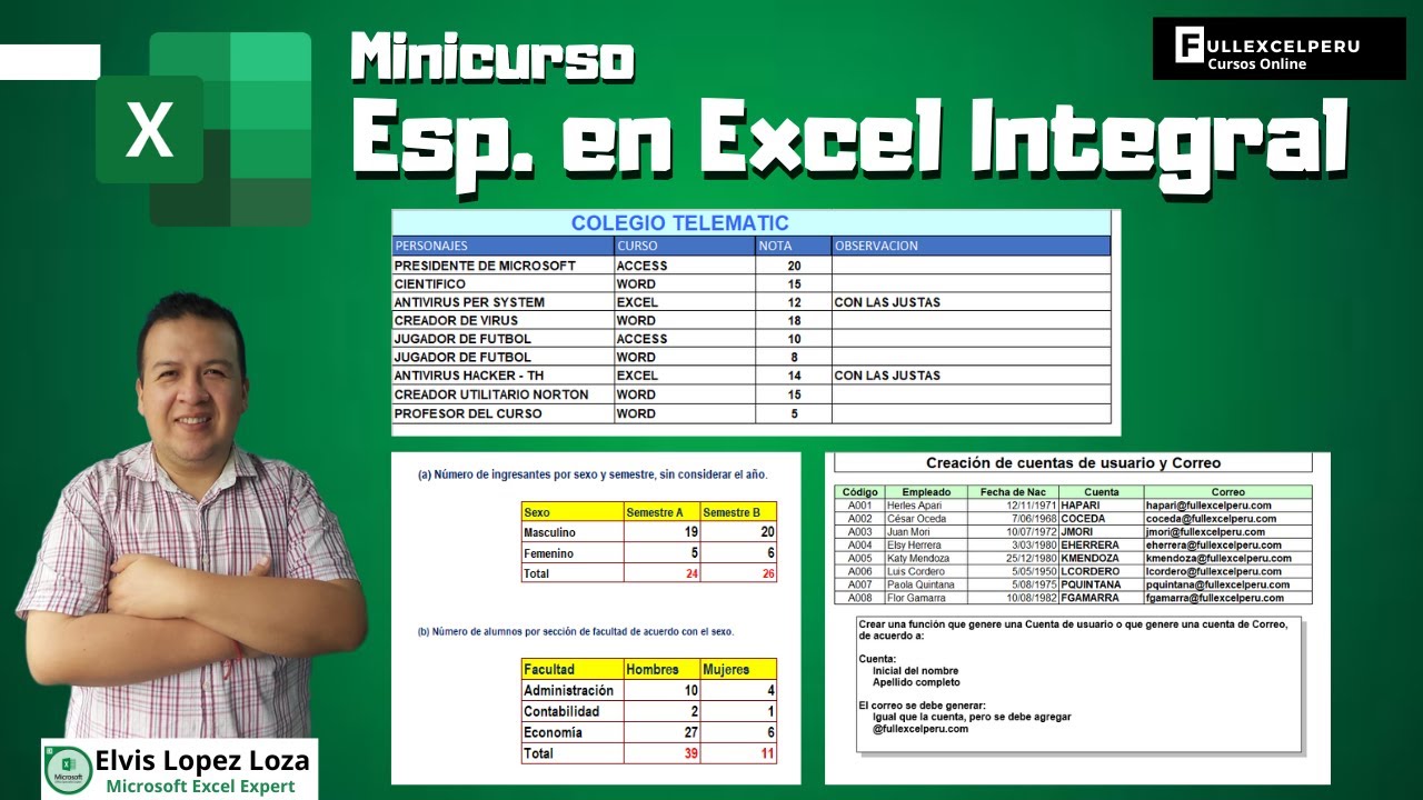 Solución ejercicios de Excel Intermedio - Minicurso