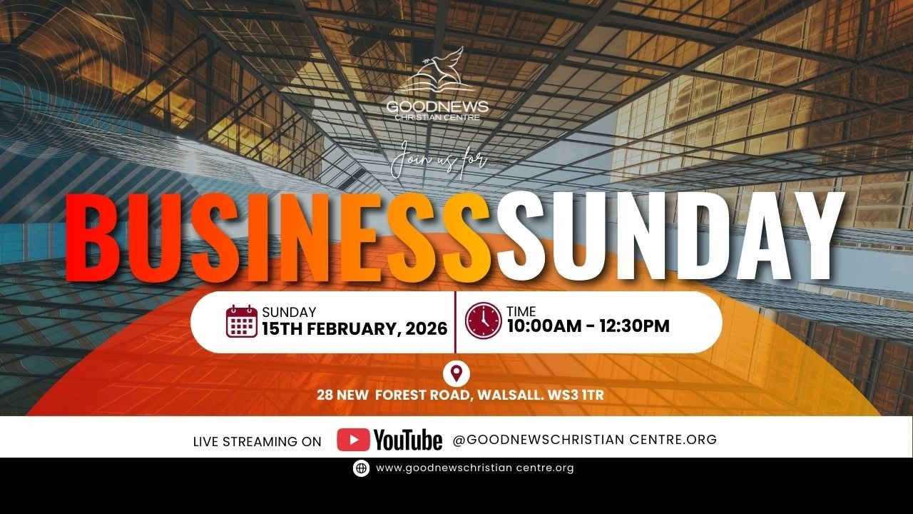 SUNDAY SERVICE|| 15TH FEBUARY, 2026 || GOODNEWS CHRISTIAN CENTRE WALSALL