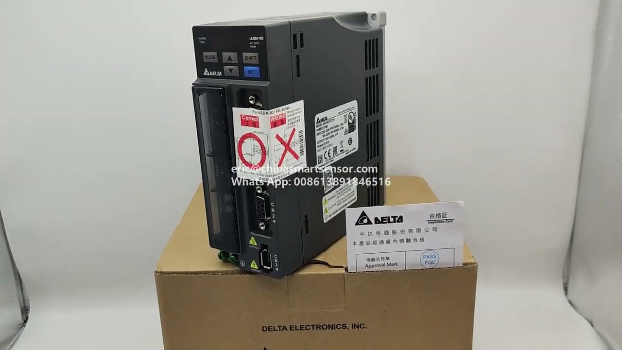100% GENUINE 750W AC Servo Motor Drive ASD-B2-0721-B