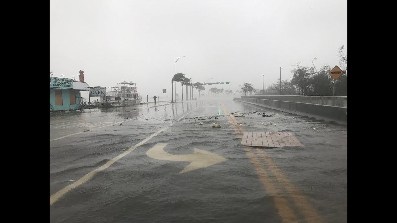 Powerful Hurricane Irma from the Florida Keys