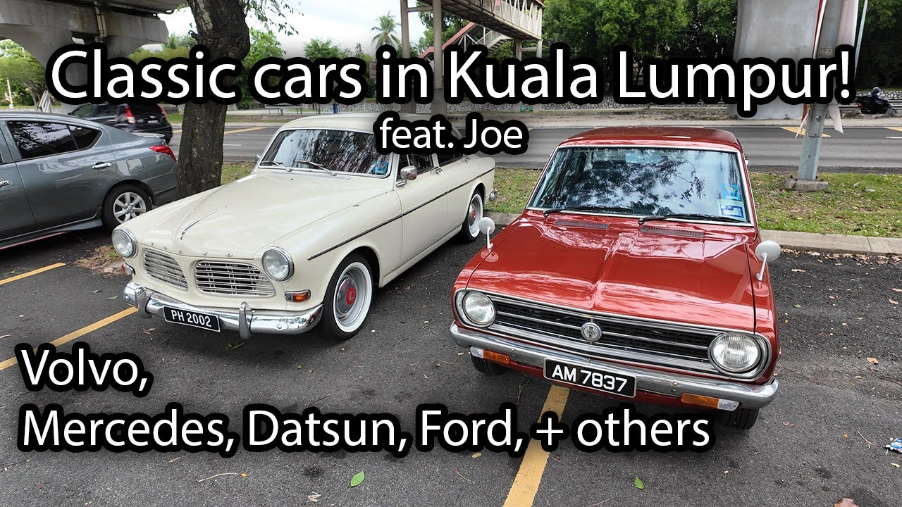 Classic car meeting in Kuala Lumpur, Malaysia 🇲🇾 - KL to the Royal Selangor Yacht Club in Klang