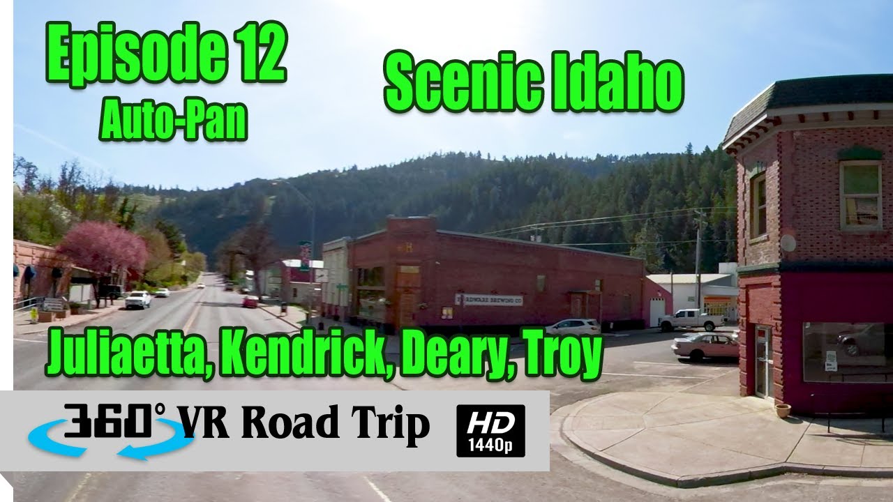 Scenic Northern Idaho VR | Episode 12 AUTO-PAN | 360 VR Road Trip