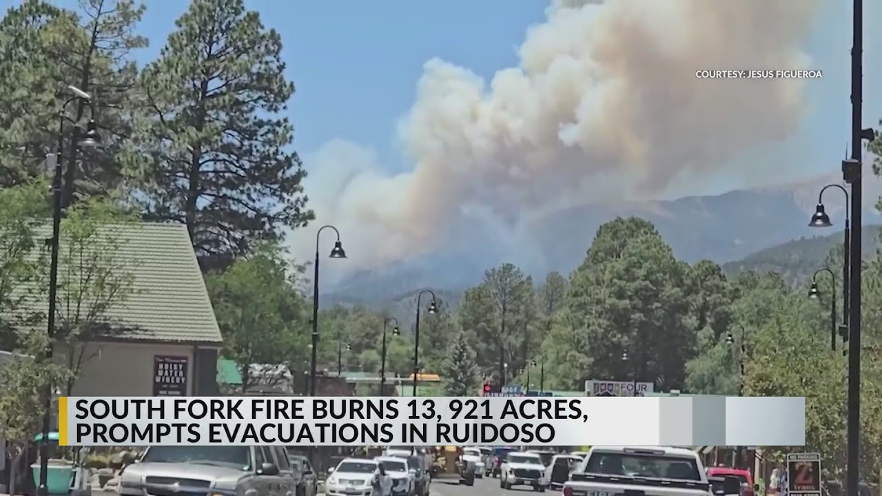 South Fork Fire burns 13,921 acres near Ruidoso, estimated 500 structures impacted
