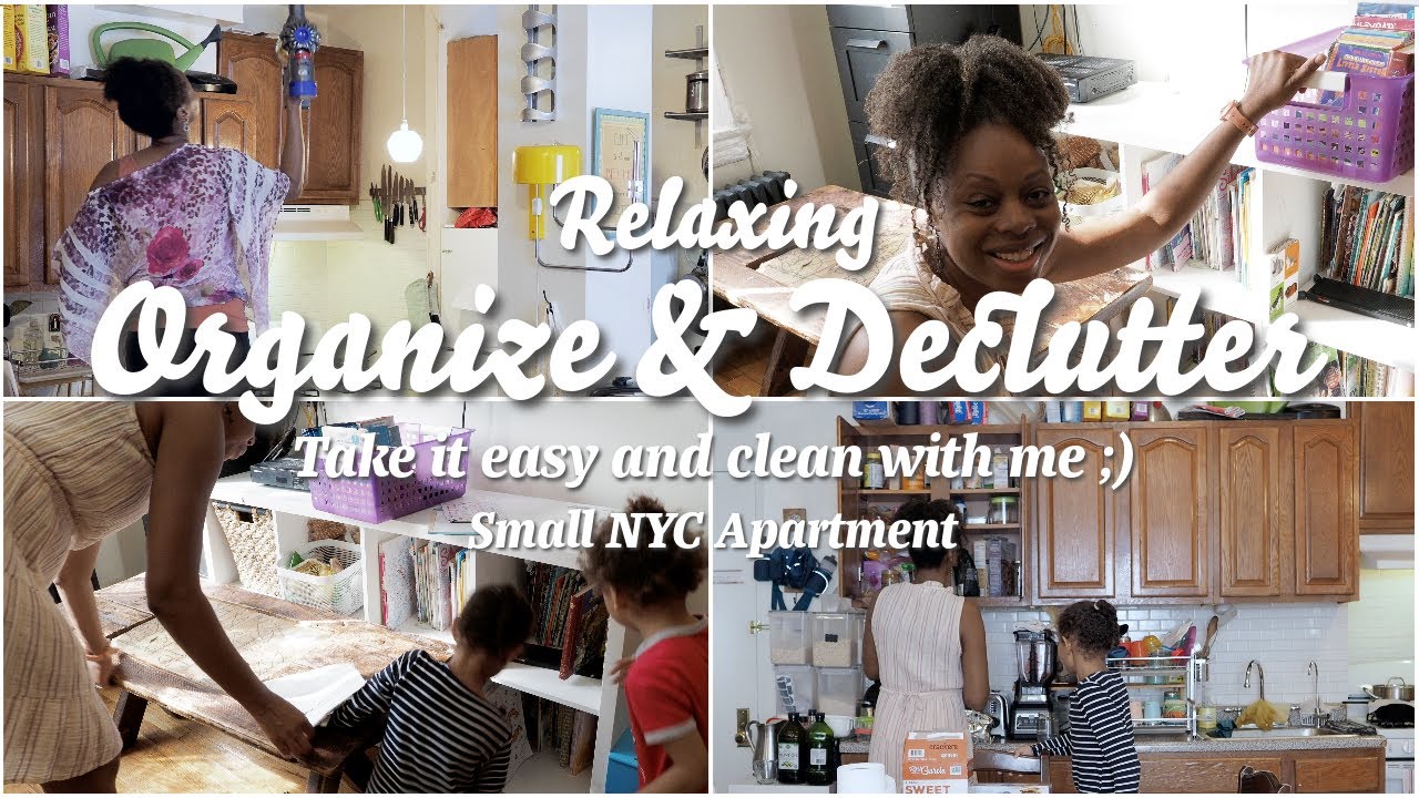 Living Room Declutter! Summer Reset of Our Small NYC Apartment, Family of 6 | Cleaning Inspiration