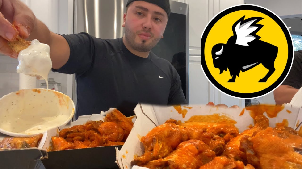 Buffalo Wild Wings MUKBANG | Spicy Garlic | HOT WINGS