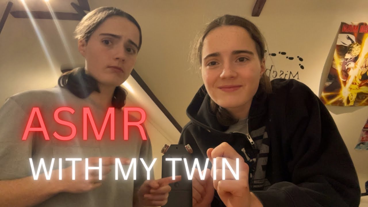 lofi ASMR with my twin | classical triggers (tapping, mouth sounds)