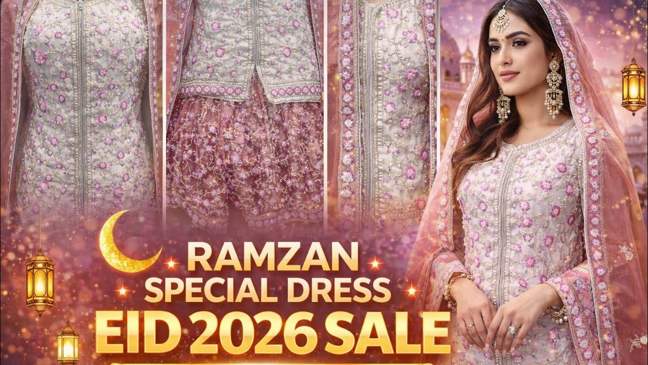 Farshi 😘 Gharara Dress Design 2026 | EID 🌙 Special Dress Design | #eidspecial #2026