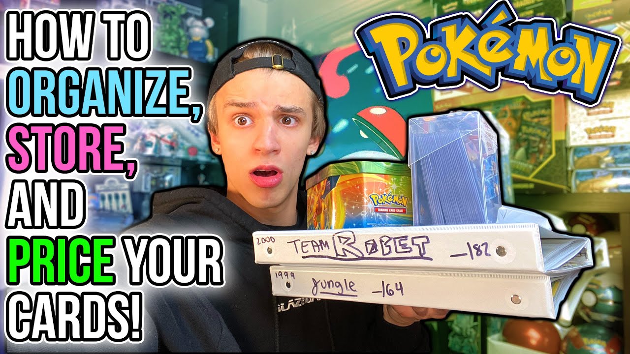 How to Organize POKEMON CARDS! Full Easy Collectors Guide! (Materials, Values, and Sets!) 2021