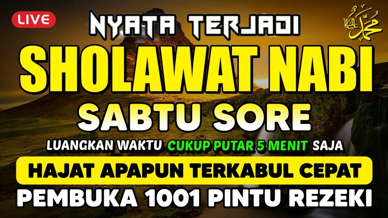 SHOLAWAT JIBRIL PENARIK REZEKI PALING MUSTAJAB, SHOLAWAT NABI MUHAMMAD SAW, Sholawat Jibril Merdu