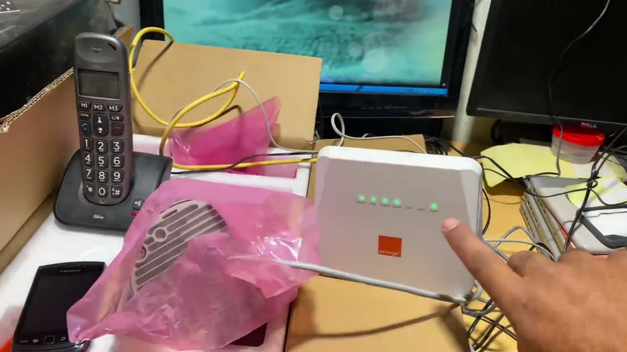 تجربة و معاينة للهاتف الثابت لعرض أورونج CPE SOYALIK 30M Orange