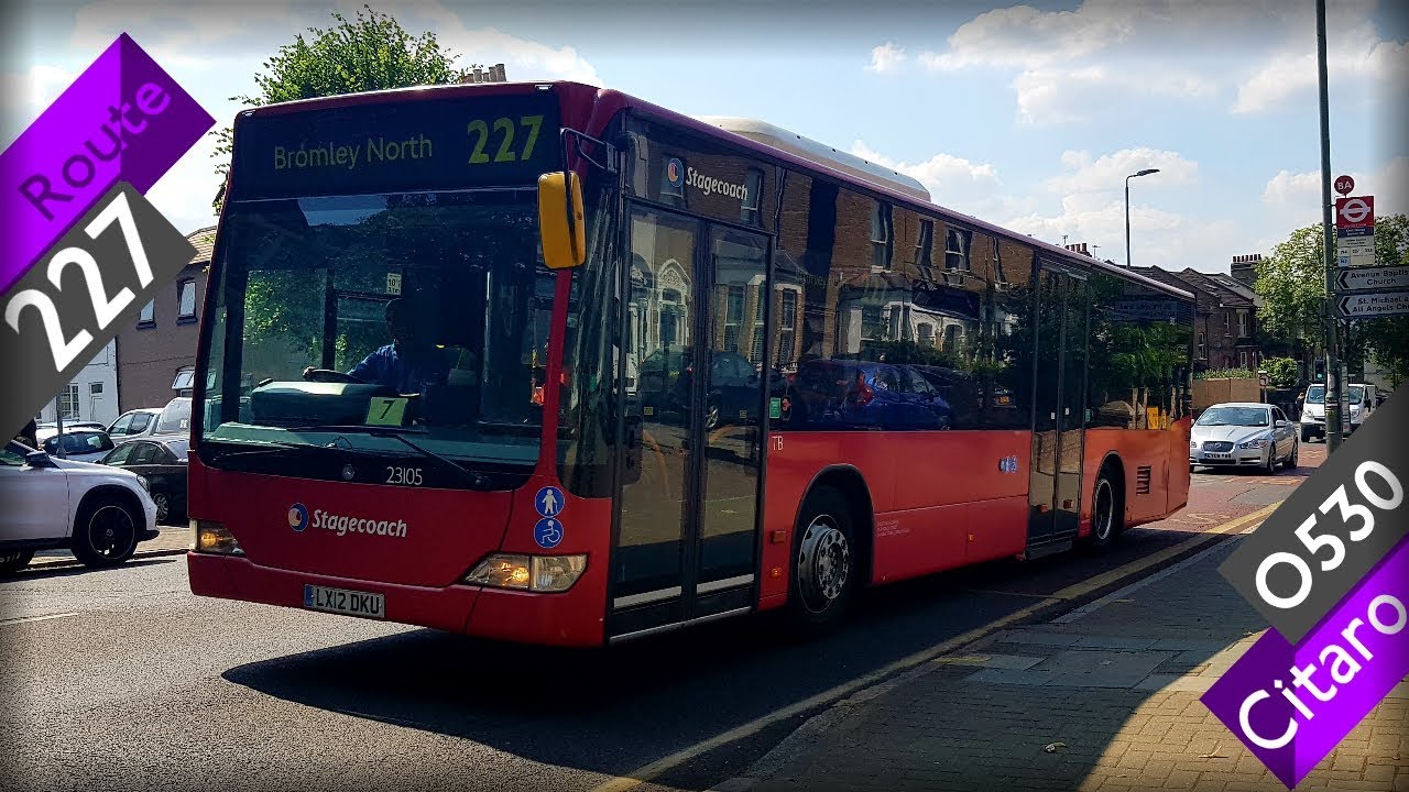 *KICKDOWN* Mercedes-Benz Citaro O530 on Route 227 [Stagecoach Selkent]