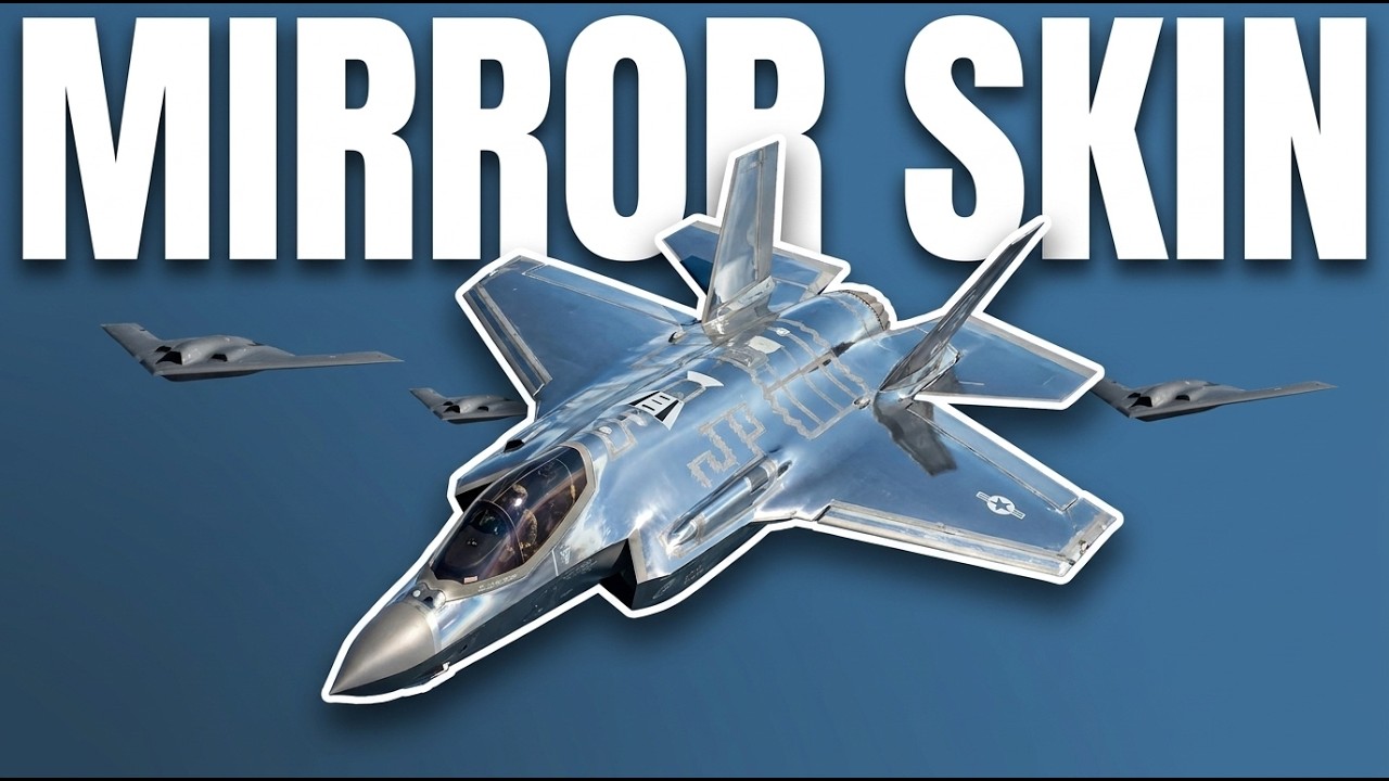 The F 35's SECRET Chrome Skin America's Hidden Upgrade Nobody Saw Coming