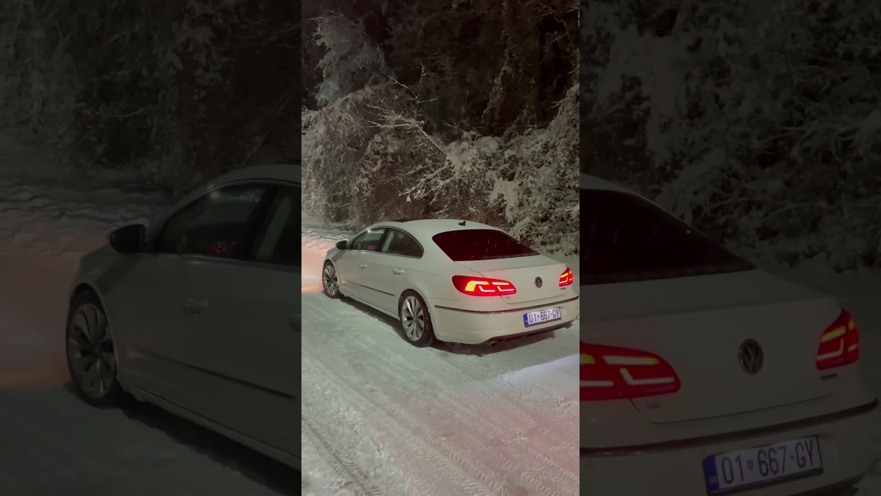 Volkswagen CC 2.0 Tdi 4motion snow launch