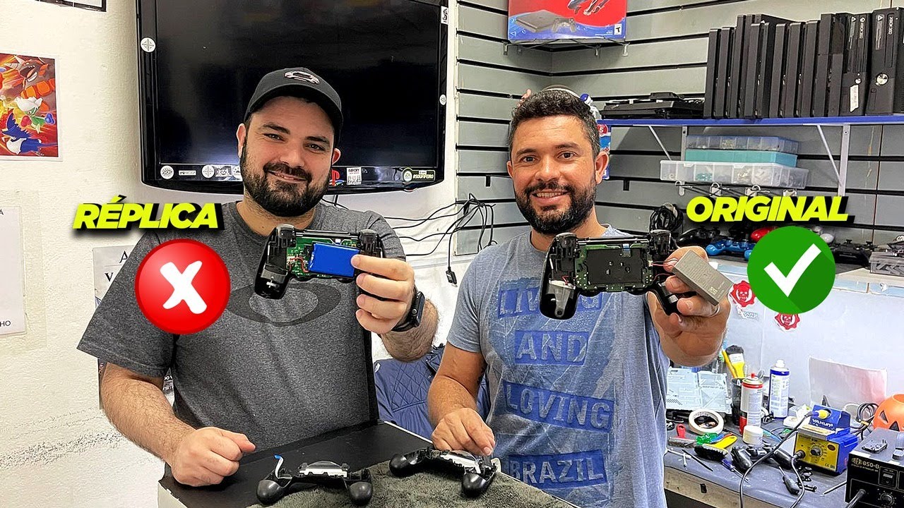 RÉPLICA VS ORIGINAL | CONTROLE PS4