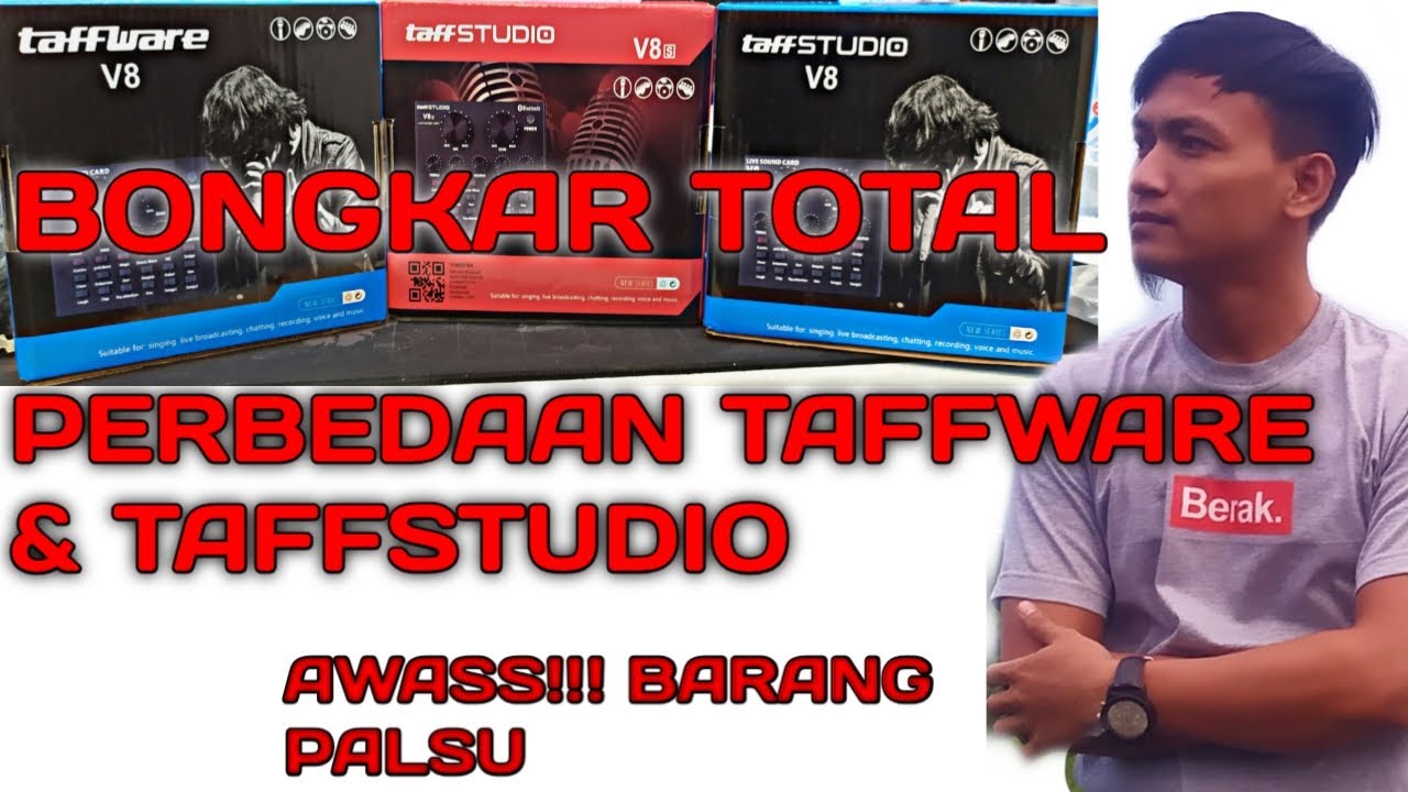 MASIH BINGUNG ? Ini Perbedaan Souncard TAFFWARE Dan TAFFSTUDIO | Souncard V8 & V8S