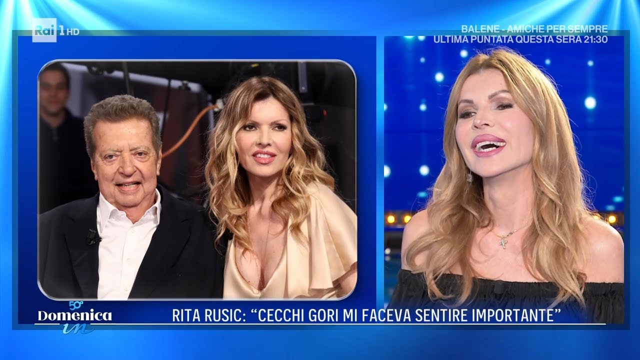 Rita Rusic: la storia d'amore con Vittorio Cecchi Gori - Domenica In 12/10/2025