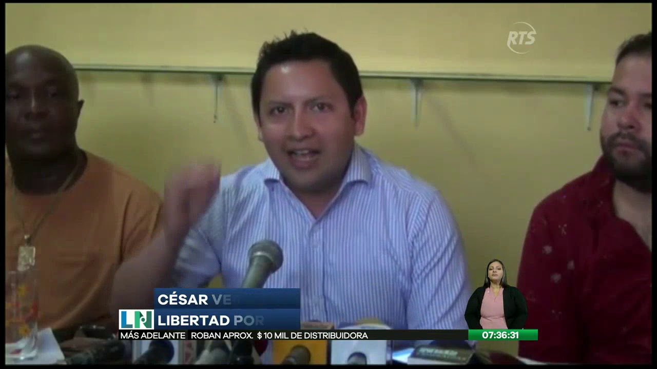 C&eacute;sar Vernaza recuper&oacute; su libertad por falta de pruebas
