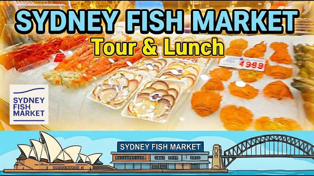 🐟 SYDNEY FISH MARKET - Tour & Lunch 🦞 🦀