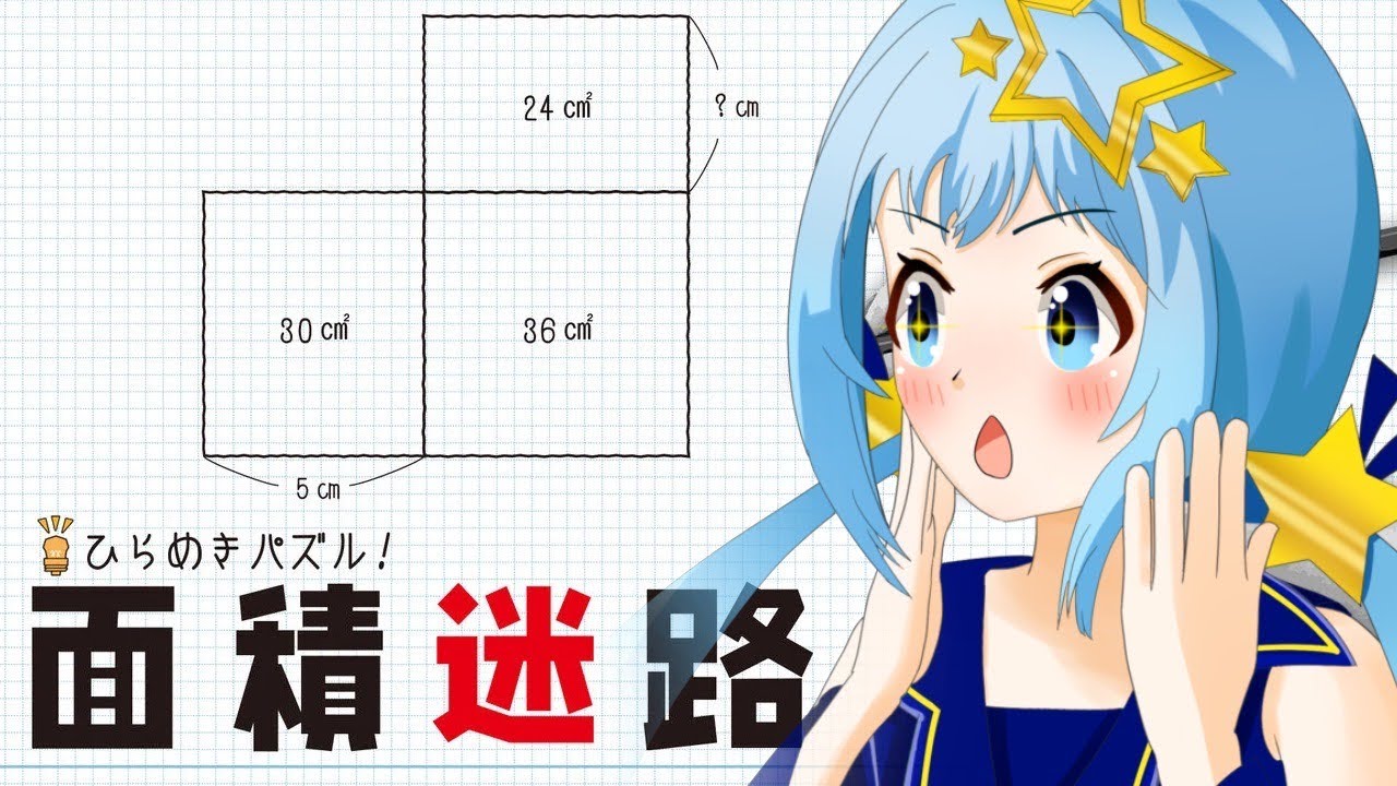 【面積迷路】後半は難問だらけ！？算数パズル【天満スピカ/個人VTuber】#初見さん大歓迎