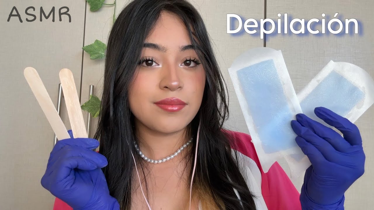 ASMR depilación facial completa 💆🏻‍♀️ te depilo