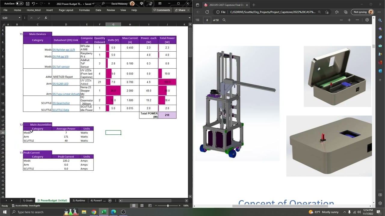 Power Budget Explained [Mechatronics Capstone Projects]