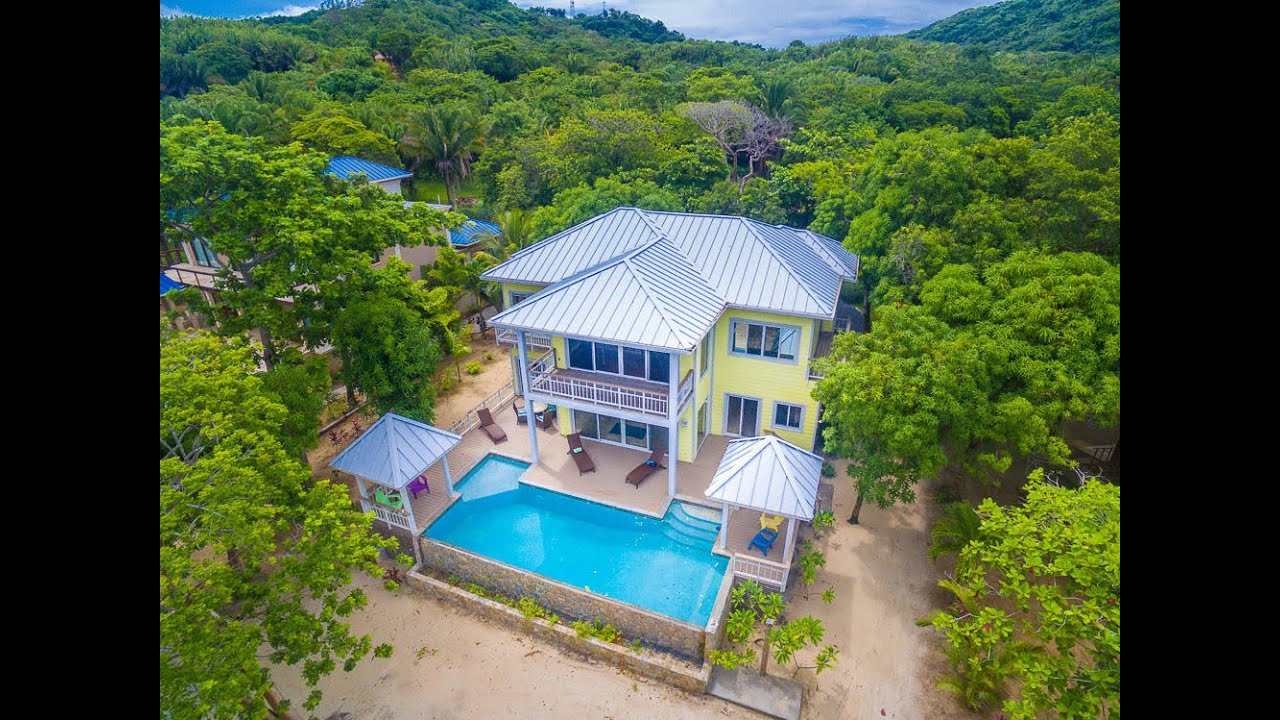 Roatan Real Estate Experts | Laru Beya Beachfront Home | Palmetto Bay, Roatan | Virtual Open House