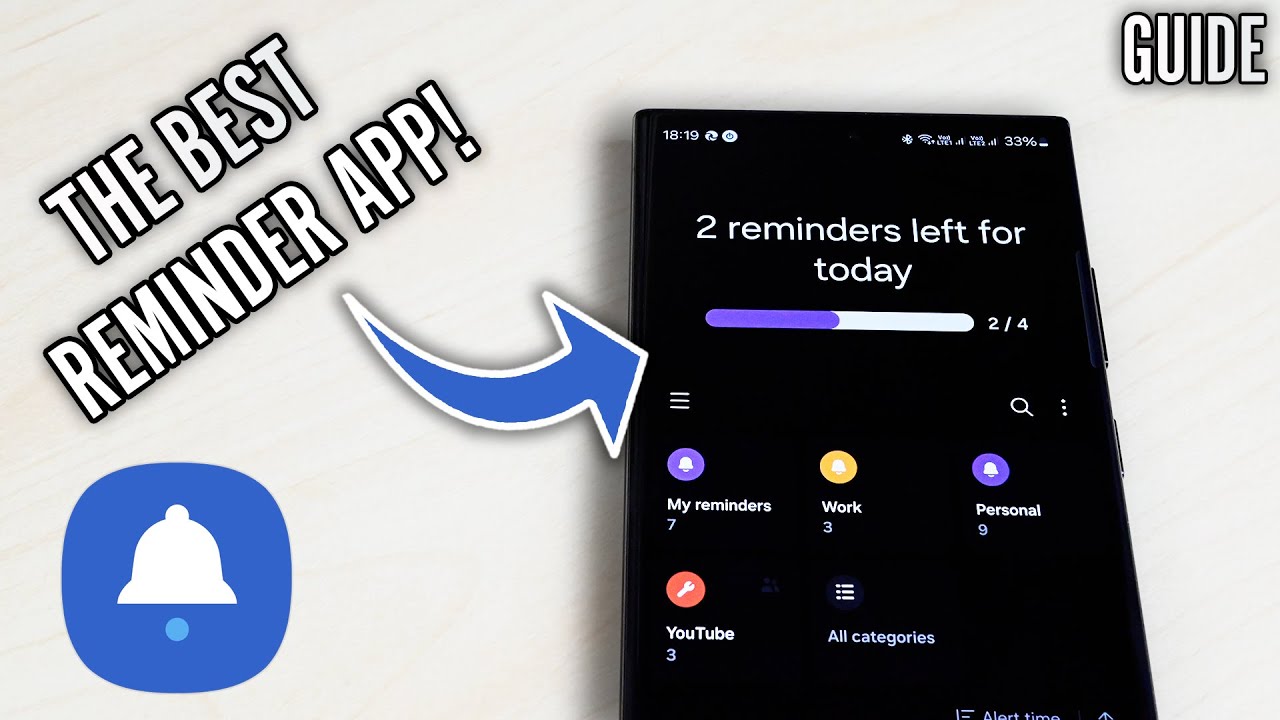 Как использовать приложение Samsung Reminder