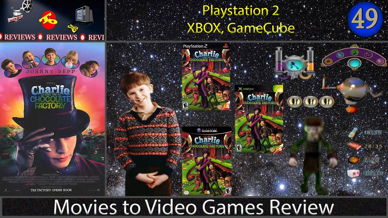 Movies to Video Games Review -- Charlie and the Chocolate Factory (PS2/XBOX/GameCube)