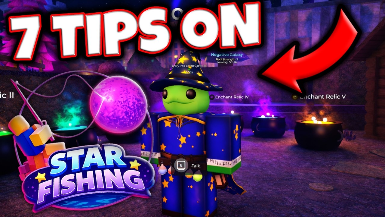 Советы и хитрости для удачи в игре Star Fishing в Roblox Alpha ✨